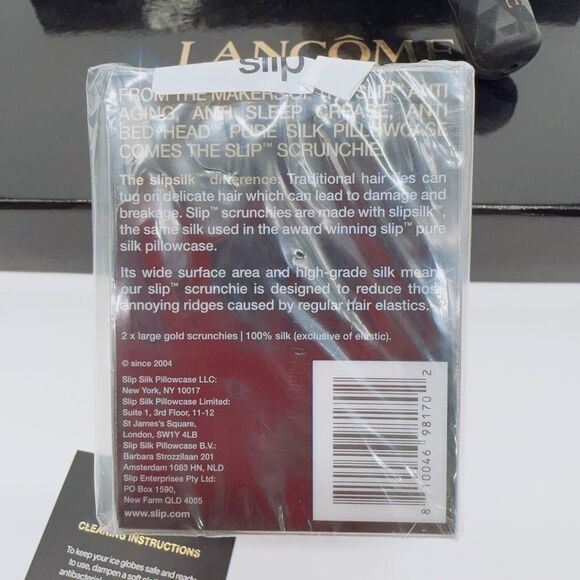 RARE Lancome Absolue X Slip Silk Scrunchies Facial Cooling Globe Massager Set - Picture 5 of 11